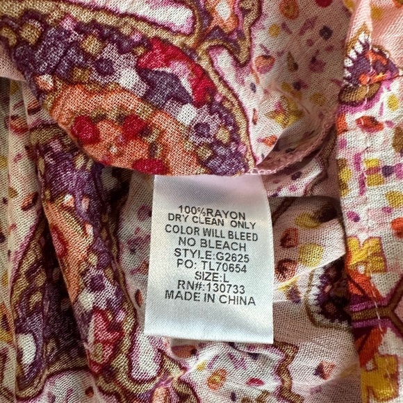 Umgee Long Sleeve Boho Dress - Picture 9 of 11